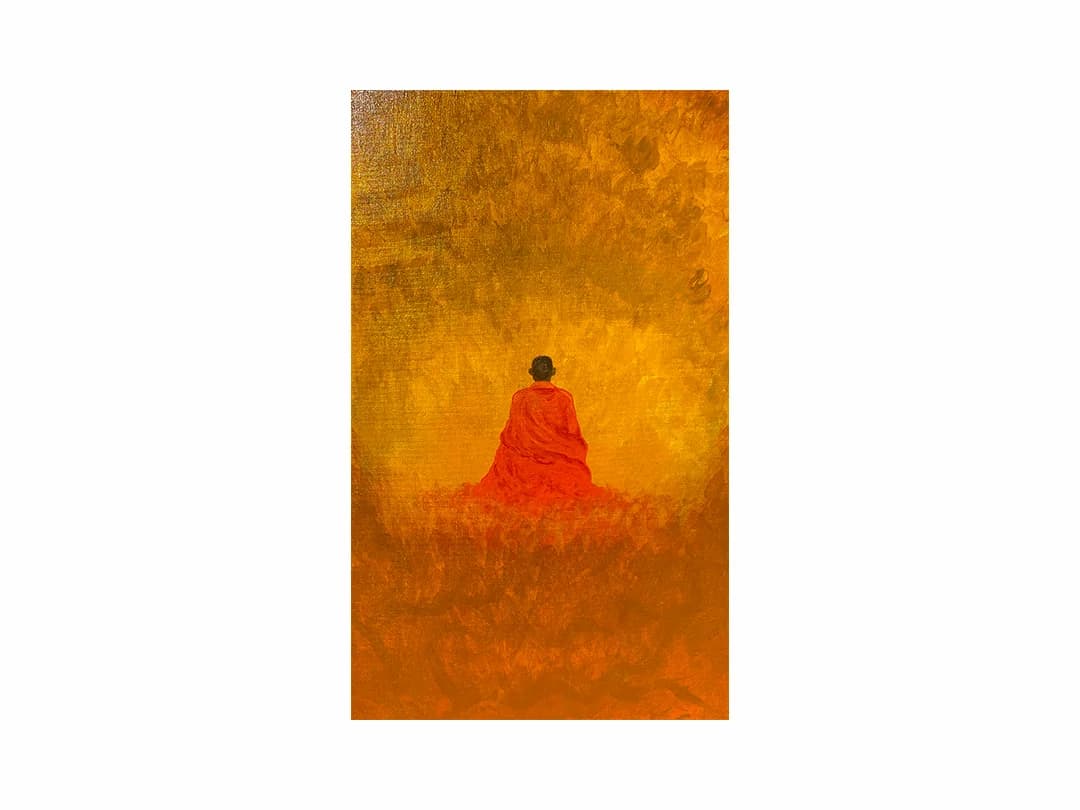 Solitude in Saffron